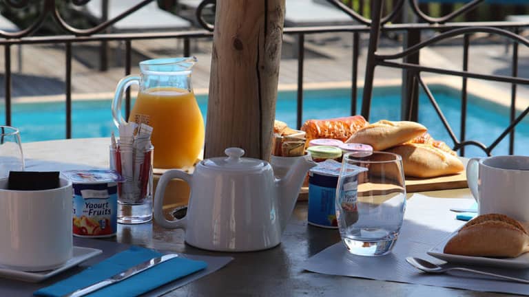 Breakfast in south Corsica 